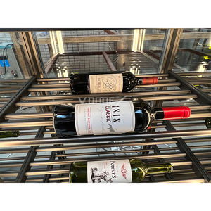 Armoire à vin à température constante en acier inoxydable bronze galvanisé personnalisé commercial personnalisé - Product Image 2