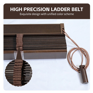 Persianas Enrollables de Madera de Alta Calidad, Persianas de Madera de <span class=keywords><strong>Tilo</strong></span>, Filtrantes, Duraderas y Ecológicas para Ventanas Corredizas - Product Image 3