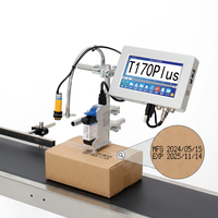 Imprimante jet d'encre en ligne Tij, machine de codage automatique pour sacs en plastique, boîtes, date d'expiration, code-barres, lot, code QR, logo