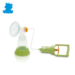 Pompe d'allaitement manuelle de vente chaude produits de bébé de soins de mère faits de silicium et de pp - Product Image 2