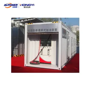 Autoware container mobile petrol lpg vehicle filling station