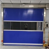 Le PVC enroulent les portes électriques de volet, porte d'enroulement rapide à grande vitesse.