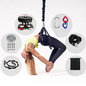 Fitness Training Aerial Yoga Cord Pilates Elastic Suspension Sling Trainer Jumping Run Bungee Dance