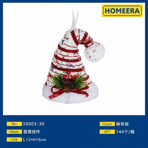 Commercio all'ingrosso 12x15cm natale schiuma di plastica nastro ornamento albero di vacanza & palla decorazioni fornitura - Product Image 1