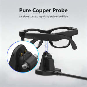 Mini supporto di ricarica rapida per occhiali Ray-Ban Ai basamento di ricarica Dock USB-C cavo per occhiali <span class=keywords><strong>Rayban</strong></span> Meta & Oakley Smart Ai - Product Image 3
