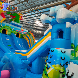 Phim hoạt hình ngoài trời <span class=keywords><strong>Inflatable</strong></span> lâu đài nhà bị trả lại với <span class=keywords><strong>Slide</strong></span> bouncy lâu đài cho trẻ em <span class=keywords><strong>Inflatable</strong></span> Trampoline - Product Image 5