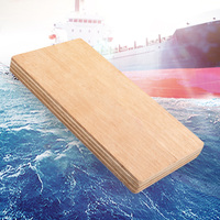Tablero Fenólico de 18 mm para Encofrado de Construcción Marina, Recubierto con Película Negra, Ecológico, Impermeable, Clase I BS1088, Grado I