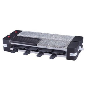 Nieuwe Opvouwbare 1200W Tafel Raclette <span class=keywords><strong>Grill</strong></span> Anti-Aanbakgrill Elektrische <span class=keywords><strong>Bbq</strong></span> Raclette 8-persoons <span class=keywords><strong>Grill</strong></span> - Product Image 3