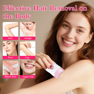 Épilateur électrique sans fil rechargeable portable pour usage domestique, pour les jambes et les aisselles, avec interface en anglais - Product Image 6