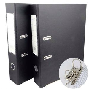 Single Color Custom Paper A4 Size Lever Arch <b>File</b> Folder With 2 Holes Metal Clip for Documents <b>Storage</b> Filling BGF30063 - Product Image 2