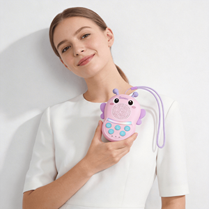 Máquina <span class=keywords><strong>de</strong></span> Sonido Blanco para Dormir Bebés, Color Morado, con Luz Nocturna, Batería Recargable, Proveedor OEM - Product Image 1