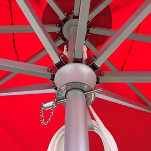 Paraguas de cuerda de tracción de nuevo diseño personalizable de 3X3m estilo de mariposa moderno para uso en exteriores y hoteles muebles modernos para exteriores - Product Image 3