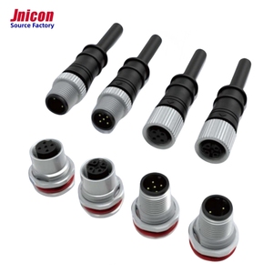 Jnicon M12 cảm biến kết nối Nam Nữ A B mã hóa cáp hàn lắp ráp loại tùy chỉnh pin kết nối không thấm nước ổ cắm cắm - Product Image 1