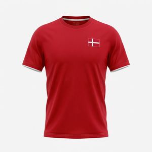 Maillot de football du Danemark en gros, respirant, design nordique, séchage rapide, pour tenue d'équipe - Product Image 1