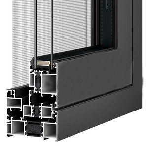 Portello scorrevole australiano con doppio vetro vetrato esterno <span class=keywords><strong>porta</strong></span> Patio esterno esterno insonorizzato balcone porte scorrevoli in alluminio - Product Image 6