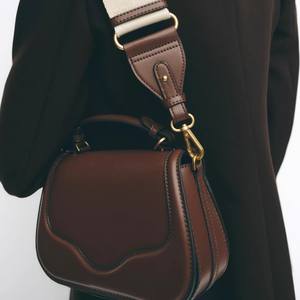2025 New <b>Women's</b> Elegant Handheld <b>Saddle</b> <b>Bag</b> Commuting Outing Casual PU Crossbody Shoulder <b>Bag</b> Versatile Polyester Lining - Product Image 3