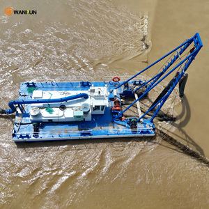 Draga a getto di aspirazione con motore diesel e cambio 6/8 pollici per pompa di iniezione, per dragaggio di sabbia, fango e liquami in fiumi/mare, e per la ricerca di oro/diamanti - Product Image 1