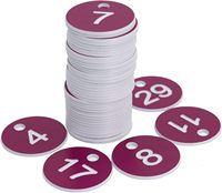 Logo gravé plastique numéro ID Tags porte-clés porte-clés étiquette avec diamètre évidé série numéro étiquette pour casier Slip disques