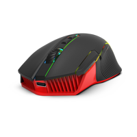 Souris de jeu sans fil programmable AIKUN à trois modes - Rétroéclairage RVB dynamique réglable - 8 touches macro - DPI commutable 16000 - Touche Fire