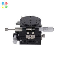 C&K Export XYR Multi 3 Axis 80mm JCXYR-80 Stage Manual Stage Micrometer Optical Alignment Table for Other Test Instruments