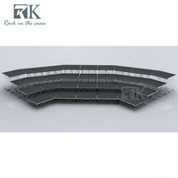 Scène de concert pliable facile à installer avec clé hexagonale pour chœur et présentation