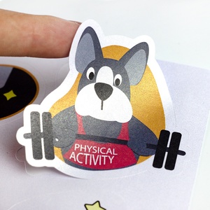 Design personnel personnalisé étiquette de luxe <span class=keywords><strong>perle</strong></span> paillettes autocollants pour bougie parfum cosmétiques boîte d'emballage - Product Image 3