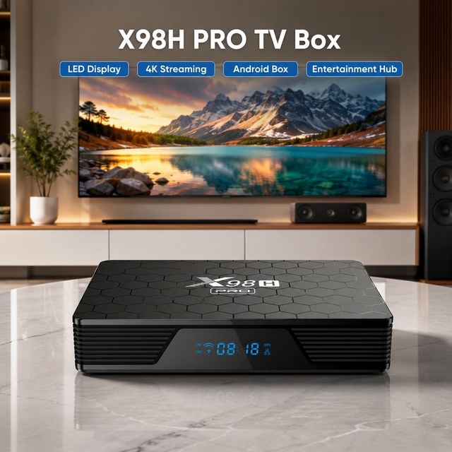 Android 12 TV Box Allwinner H618 4GB 32GB WiFi 6 BT 5.x 4K HDR10+ OTT US/EU Media Player