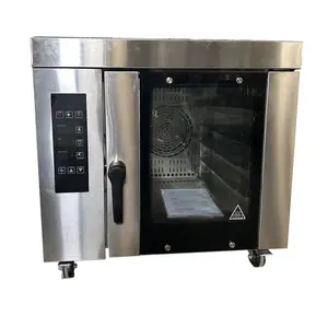 5 Trays Layer Rotary Rotating Fan Convection Oven Electronically Controlled Hot Air Baking Cakes With Steam Generator