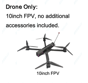 Drone RC Professionale <span class=keywords><strong>da</strong></span> <span class=keywords><strong>Corsa</strong></span> FPV Mark4 10 Pollici Pronto al Volo con Telecamera Fibra di Carbonio HD 5.8G 2.5W ELRS 915MHz Immagine 15km - Product Image 6