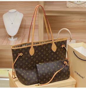 奢华女装设计师大容量真皮手提袋优雅手提包字母装饰四季防水 - Product Image 6