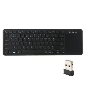 2.4G Wireless Touchpad Tastatur Multi-Touch Ultra-Slim mit USB-Empfänger für Android Smart TV Computer Ladtops Desktops