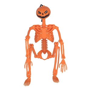 Décoration d'Halloween transfrontalière : Crâne de citrouille, ornements de <span class=keywords><strong>squelette</strong></span> simulé, jouet d'effaroucheur effrayant en plastique pour usage intérieur - Product Image 6