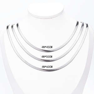 Cadena de Serpiente de Acero Inoxidable Resistente al Agua para Hombre y Mujer Chapada en Oro Gargantilla - Product Image 4