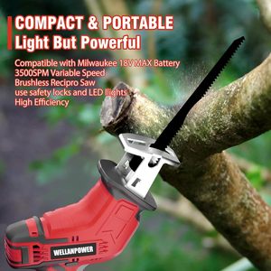 <span class=keywords><strong>Scie</strong></span> alternative sans fil Caractéristiques de sécurité Jeu de 4 lames de <span class=keywords><strong>scie</strong></span> pour la coupe du bois/métal/PVC <span class=keywords><strong>Scie</strong></span> <span class=keywords><strong>sabre</strong></span> portable - Product Image 4