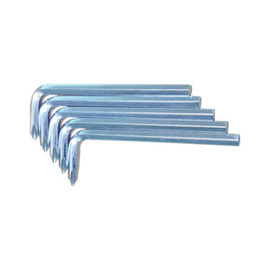 Juego de llaves hexagonales tipo L, métricas, galvanizadas, de 7 puntas, de doble propósito, llave cruzada de lado corto - Product Image 1
