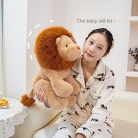 Peluche authentique et adorable du Roi Lion, rembourrage en coton PP, poupée câline pour le confort au moment du coucher, cadeau d'anniversaire parfait pour les filles