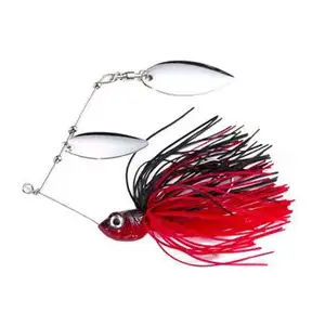 Byloo Fishing Chatterbait 3D Eyes Jig Bass Lures Rubber Skirt Spinner Buzzbait Chatter artificial bait