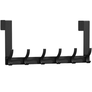 <span class=keywords><strong>Appendiabiti</strong></span> da porta in alluminio, senza foratura, con mensola portaoggetti, da appendere sopra la porta, per ingresso - Product Image 5