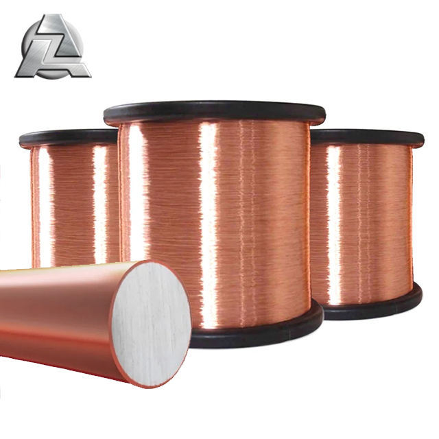 Factory Price Per kg 3mm 16mm Colorful 5154 5356 6063 Solid Metal Copper Clad Aluminum Wire for Cable