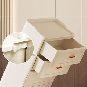 <span class=keywords><strong>Commode</strong></span> à jouets en plastique pliable à 7 niveaux <span class=keywords><strong>de</strong></span> 59 cm avec roulettes pour chambre à coucher, <span class=keywords><strong>commode</strong></span> en plastique pour enfants - Product Image 6