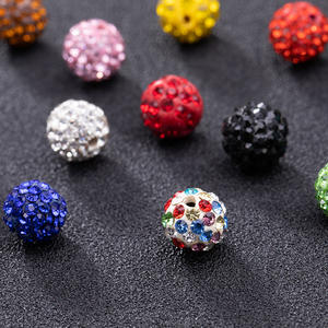 Strass Tonperlen Schmuckzubehör Kristall Discokugel Zwischenperlen Strasskugel für die Schmuckherstellung - Product Image 6