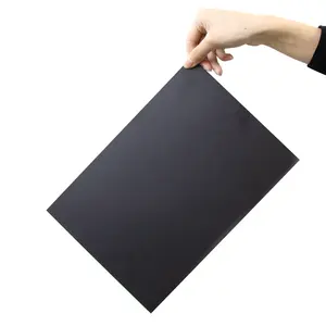 Çin üretici opak renkli sert PVC Film siyah renk PVC plastik levha ile yüksek kalite vakum şekillendirme için