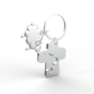 Chine Fournisseur Meilleur Prix Exquis En Alliage De Zinc Mouton Art Collection Porte-clés En Métal Artisanat Porte-clés pour Cadeaux - Product Image 4
