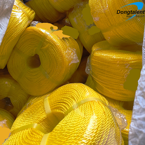 Cheap 12MM 3 Strand PE Twisted Yellow and Blue Fishing <strong>Rope</strong> <strong>Polyethylene</strong> PE Plastic Packing and Floating Packaging <strong>Ropes</strong> - Product Image 4