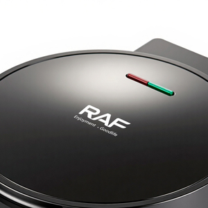 RAF Retro 20cm Diameter 1000w Efficient Non Stick Snack Sandwich Panini <b>Waffle</b> <b>Maker</b> Uniform Heat Raf Sandwich <b>Maker</b> 2 Slice San - Product Image 5