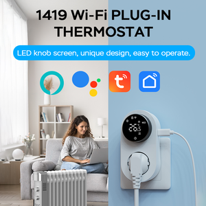 Thermostat électrique intelligent à LED pour garage et voiture Systèmes universels de chauffage par le sol pour l'extérieur RV Contrôle par application vocale pour hôtels - Product Image 4