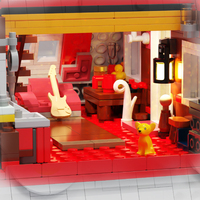 2159 pièces Fantastique maison de Noël à construire et modèle de jeu éducatif en blocs de construction en ABS pour enfants