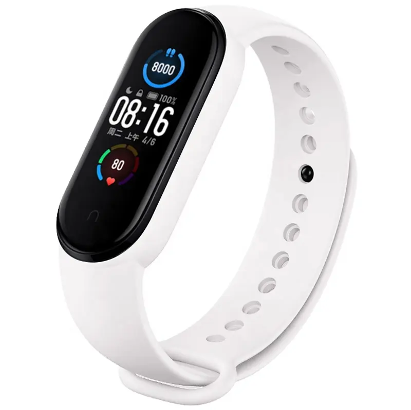 Bracelet for Mi Band 6 Silicone Strap for Xiaomi Band 5 Original Strap for Mi Band 5 Single Color Replacement Bracelet M5