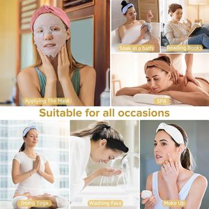 Serre-têtes pour femmes et filles - Lot <span class=keywords><strong>de</strong></span> 6 serre-têtes élégants à nœud supérieur - Serre-tête noué pour femmes - Bandeaux larges pour cheveux - Product Image 6