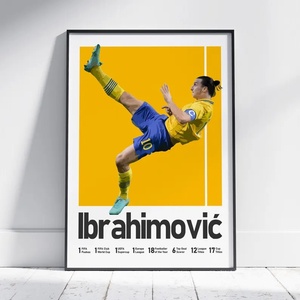 โปสเตอร์ภาพพิมพ์บนผ้าใบติดผนังนักฟุตบอล 9 คน, โรนัลโด้, เมสซี่, อิบราฮิโมวิช, เอ็มบัปเป้, ฮาลันด์, เลวานดอฟสกี้, เนย์มาร์, รามอส, โมดริช - Product Image 6